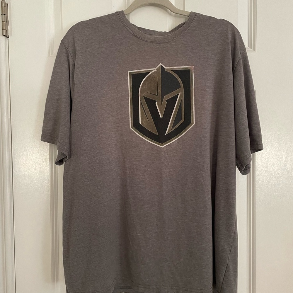 Vintage Graphic Tee Size L Gray Levelwear Golden Knights